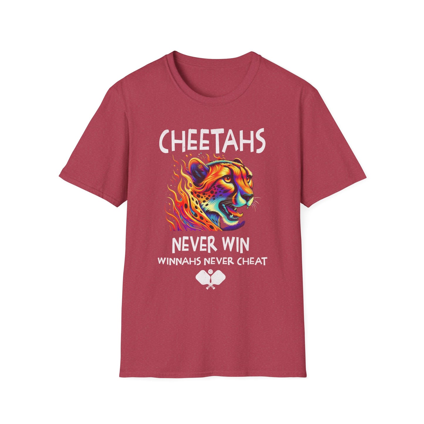Cheetahs Never Win. Pickleball Tee.