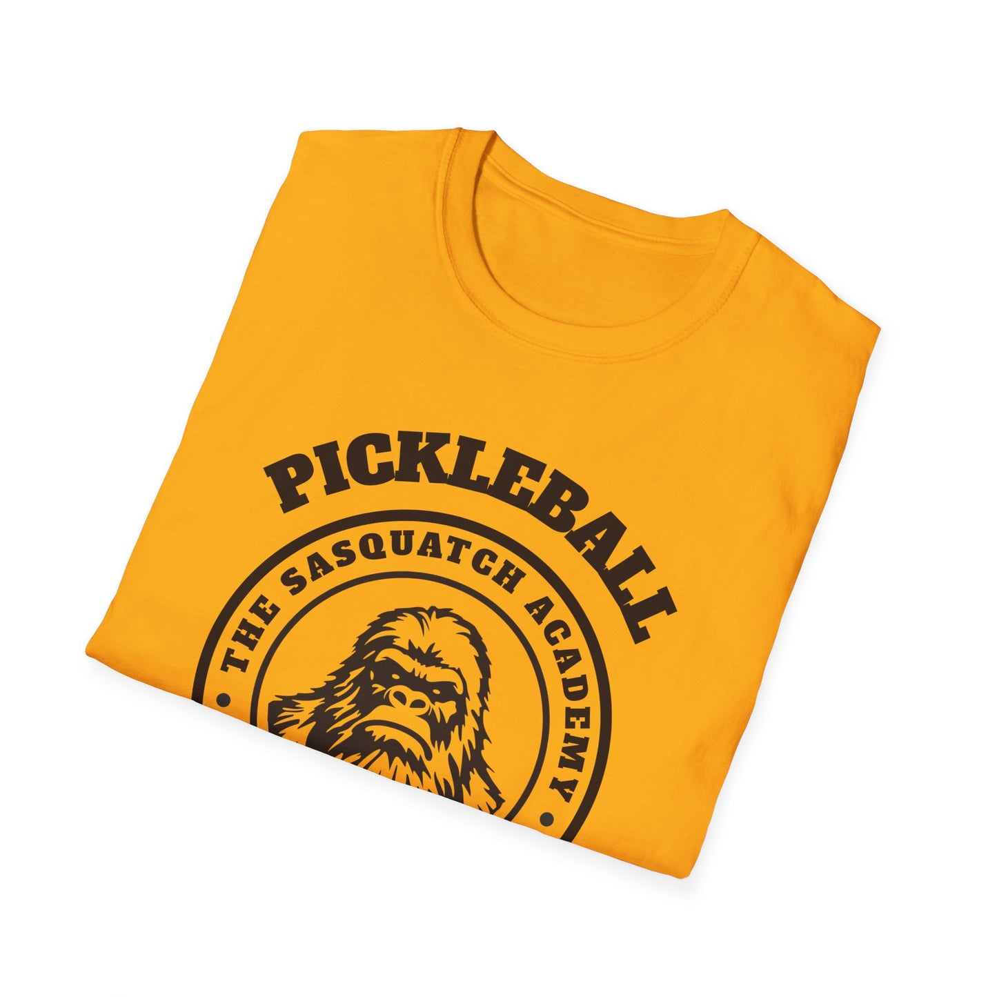 The Sasquatch Academy of Kitchen Domination. Pickleball Tee.