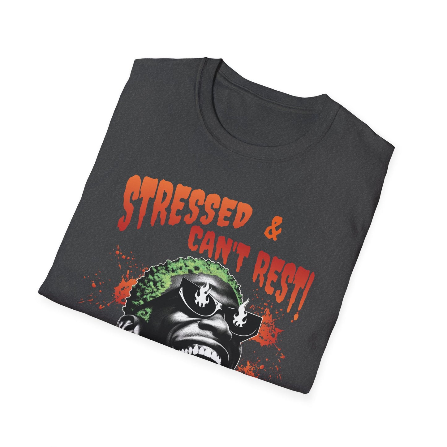 Stressed & Can't Rest. Possessed. Pickleball Tee.