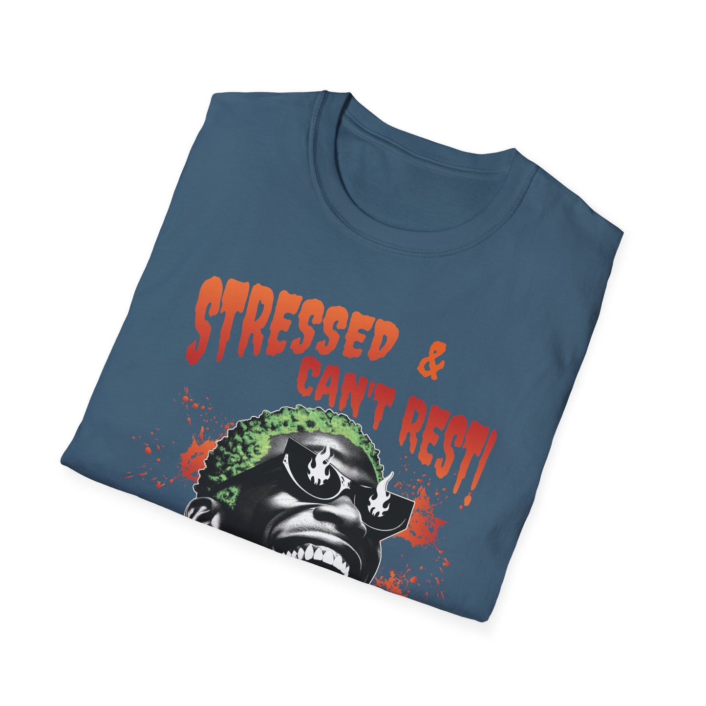 Stressed & Can't Rest. Possessed. Pickleball Tee.