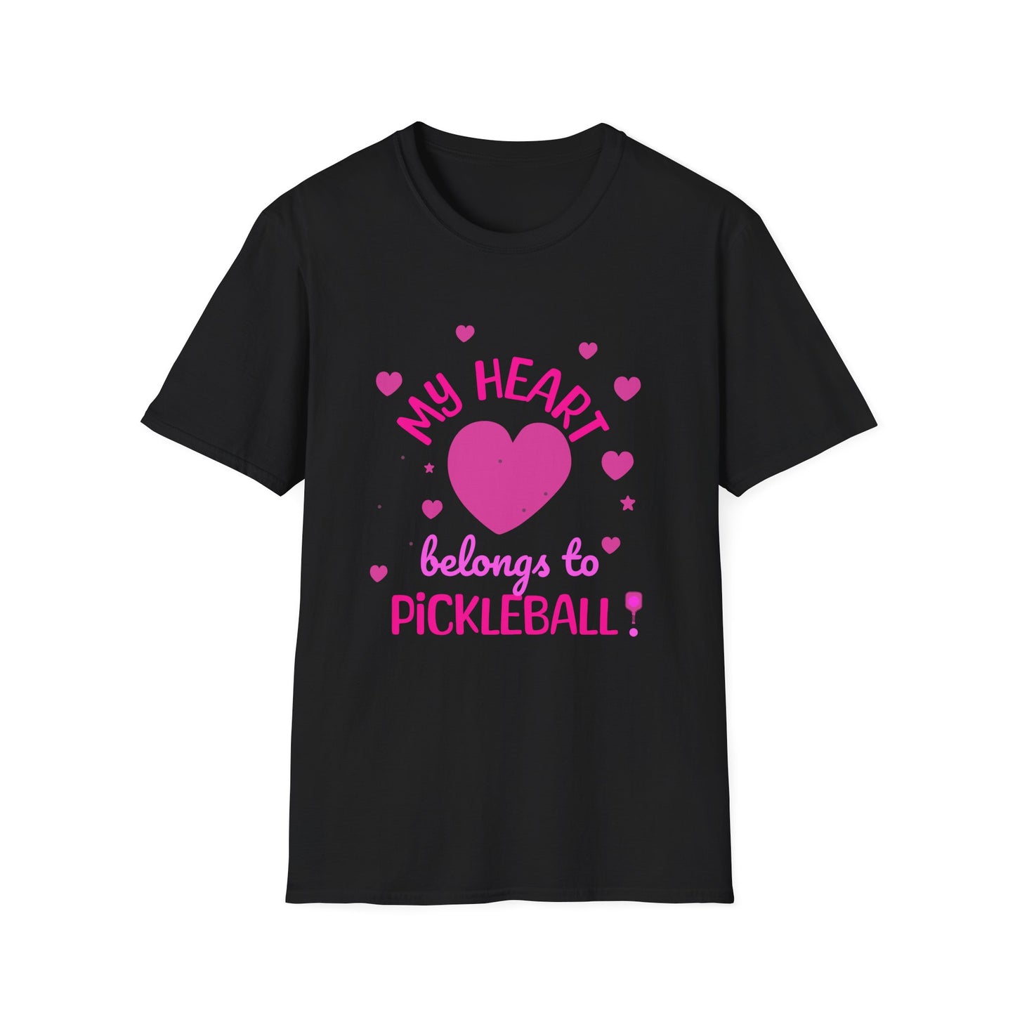 My Heart Belongs to. Pickleball Tee.