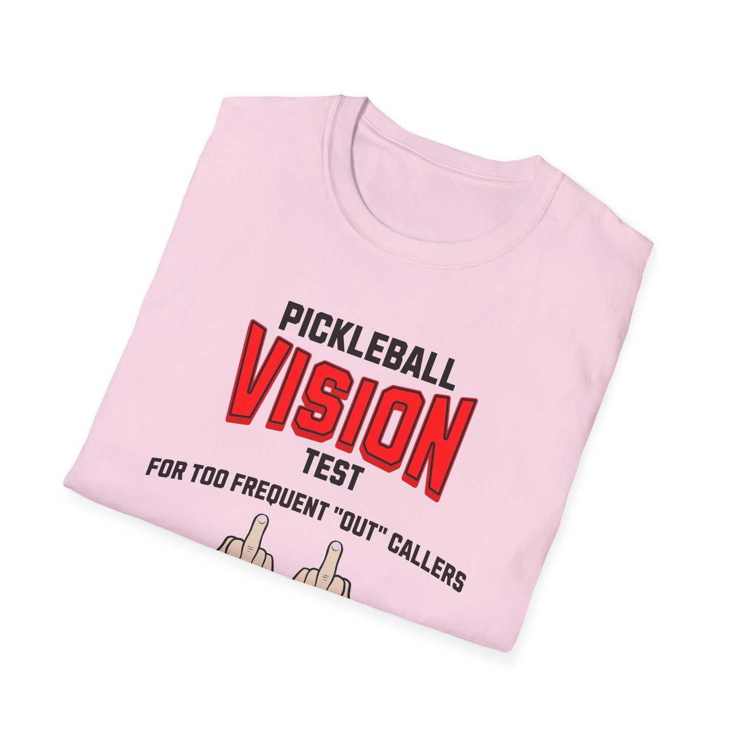 Pickleball Vision Test. Pickleball Tee.