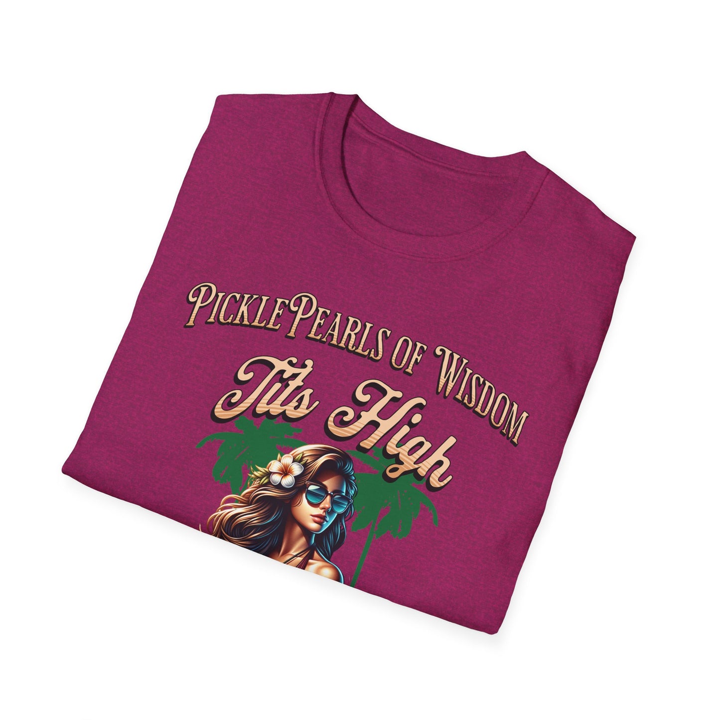 PicklePearls Of Wisdom. Pickleball Tee.