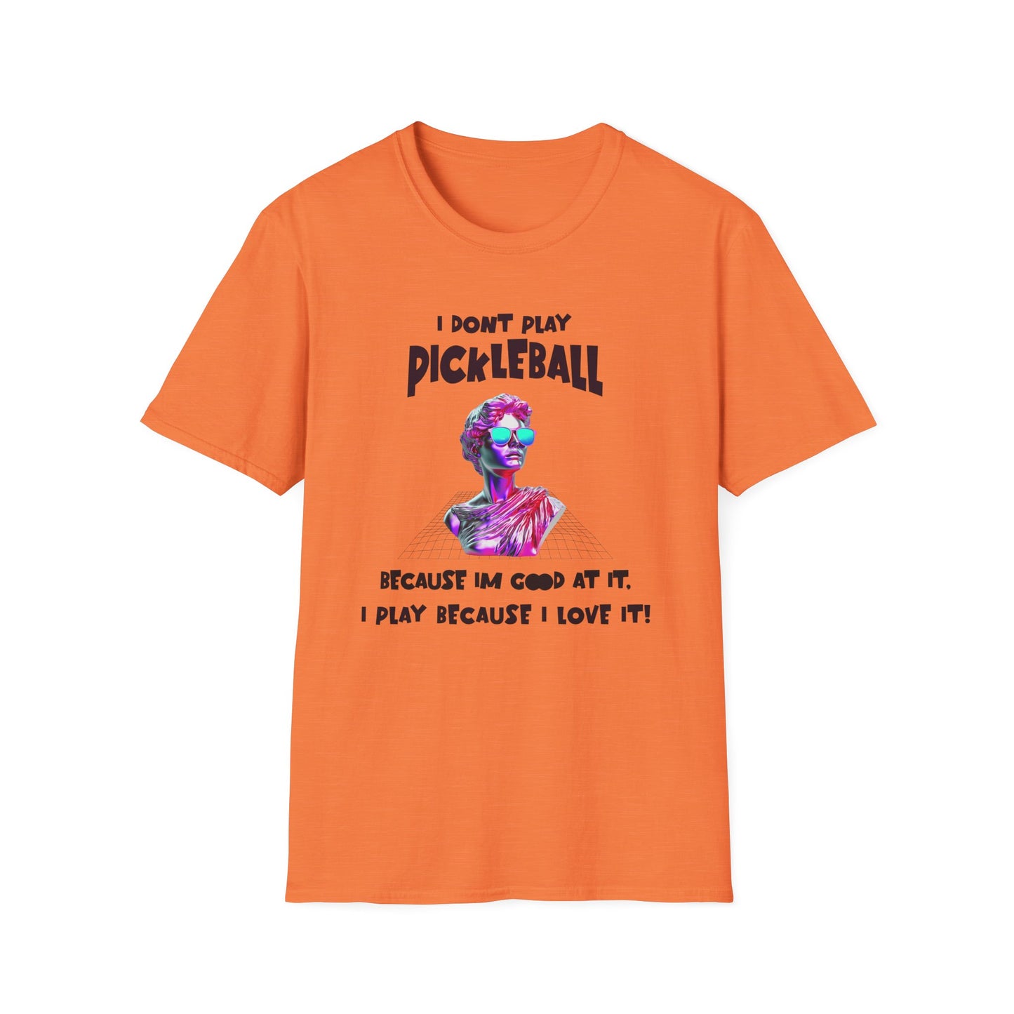 I Don't Play Pickleball Because (female). Pickleball Tee.