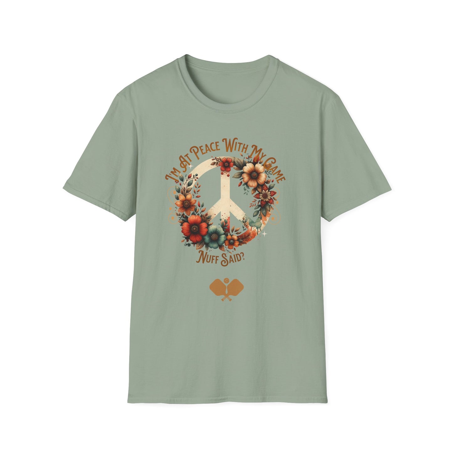 I'm At Peace With My Game. Pickleball Tee.