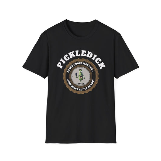 PickleDick.  Pickleball Tee.