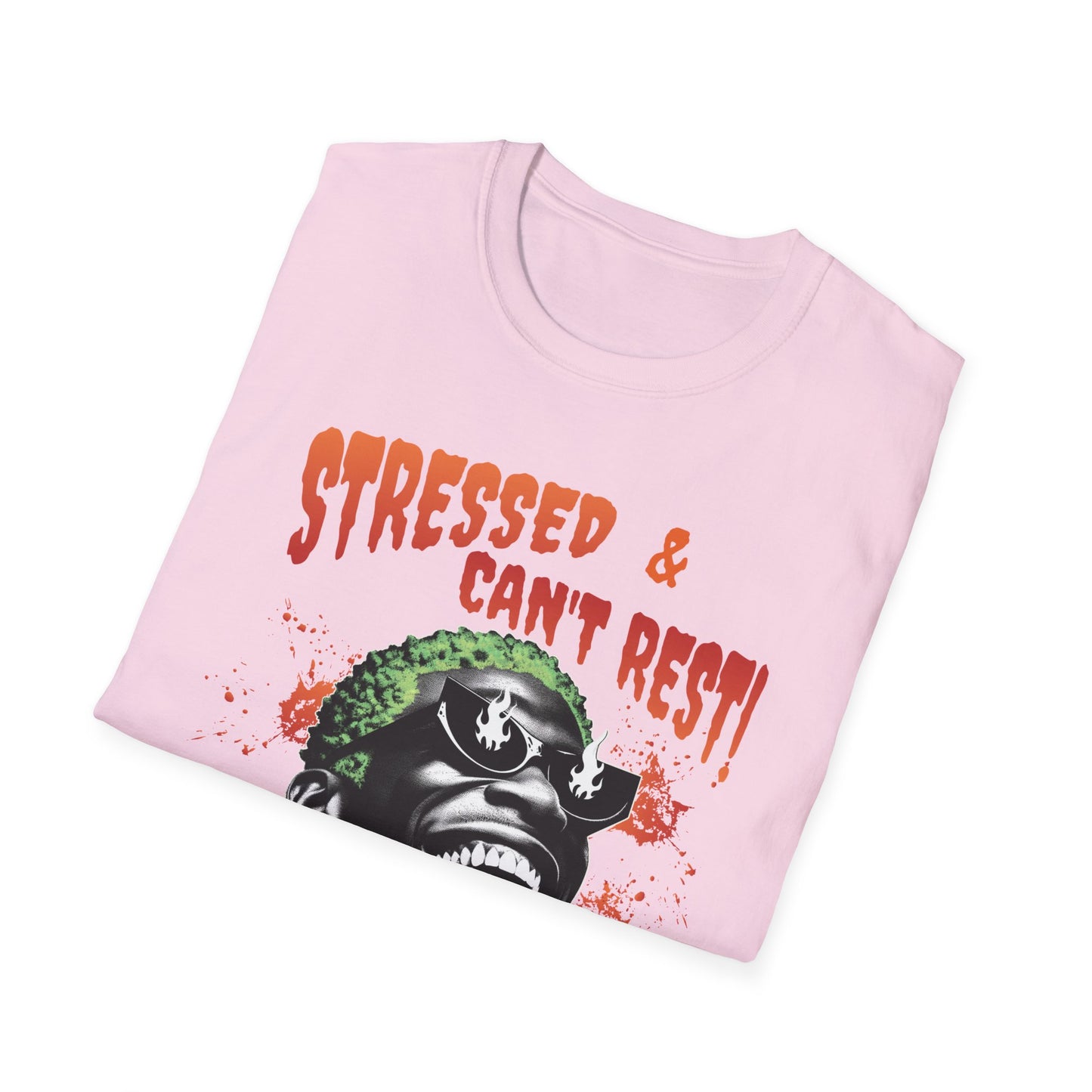 Stressed & Can't Rest. Possessed. Pickleball Tee.