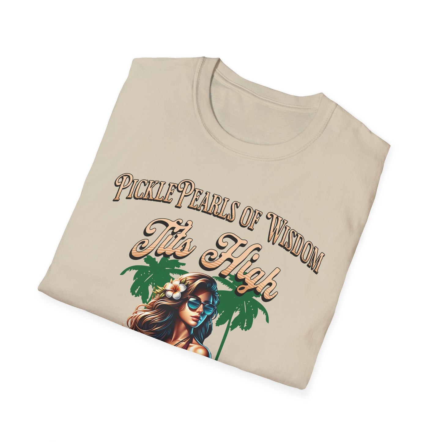 PicklePearls Of Wisdom. Pickleball Tee.
