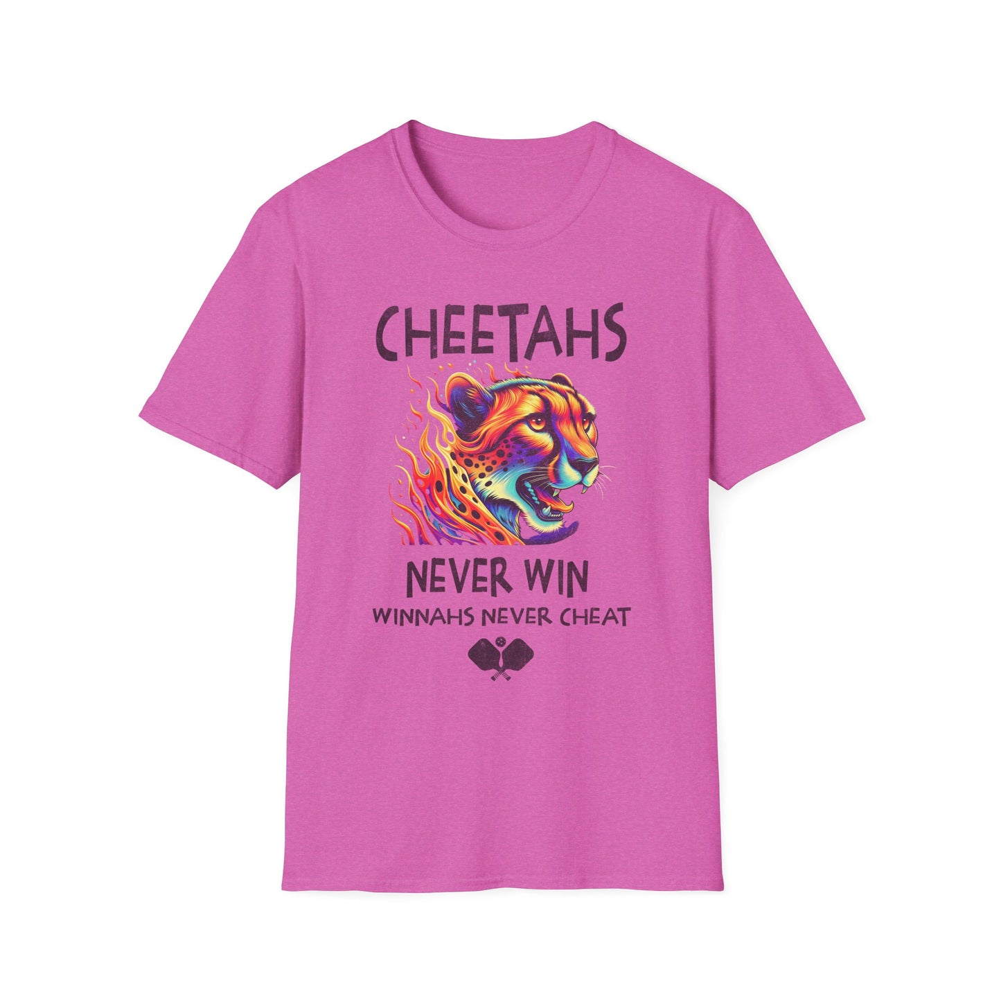 Cheetahs Never Win. Pickleball Tee.