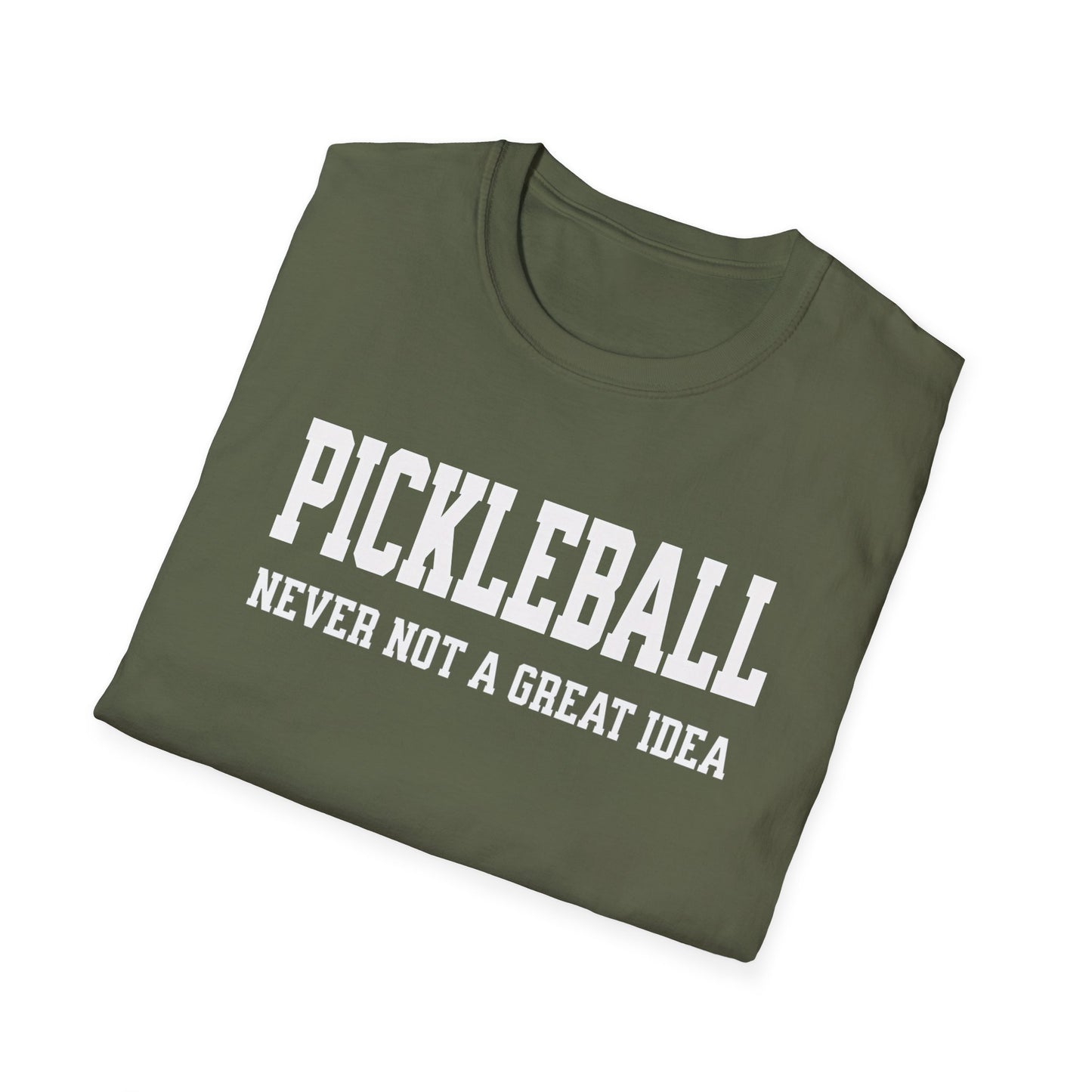 Never Not. Pickleball Tee.