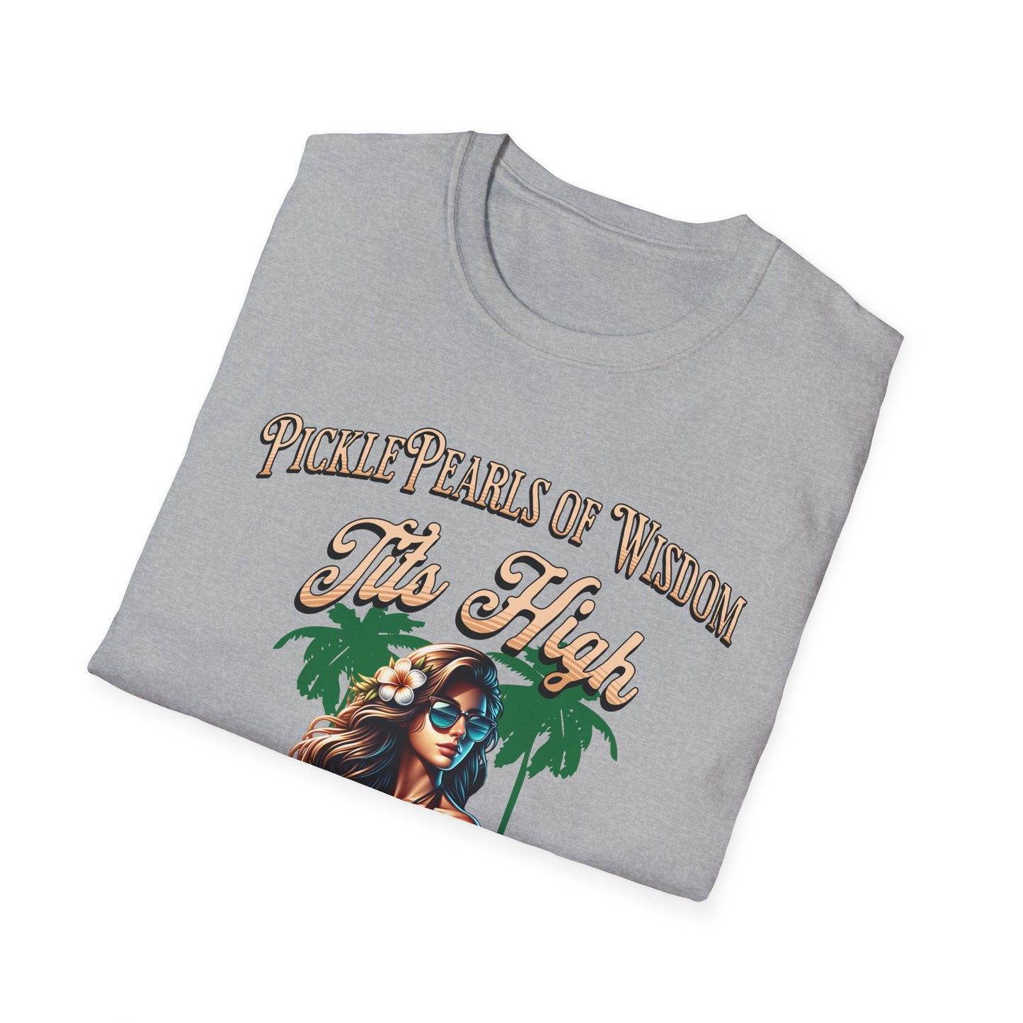 PicklePearls Of Wisdom. Pickleball Tee.