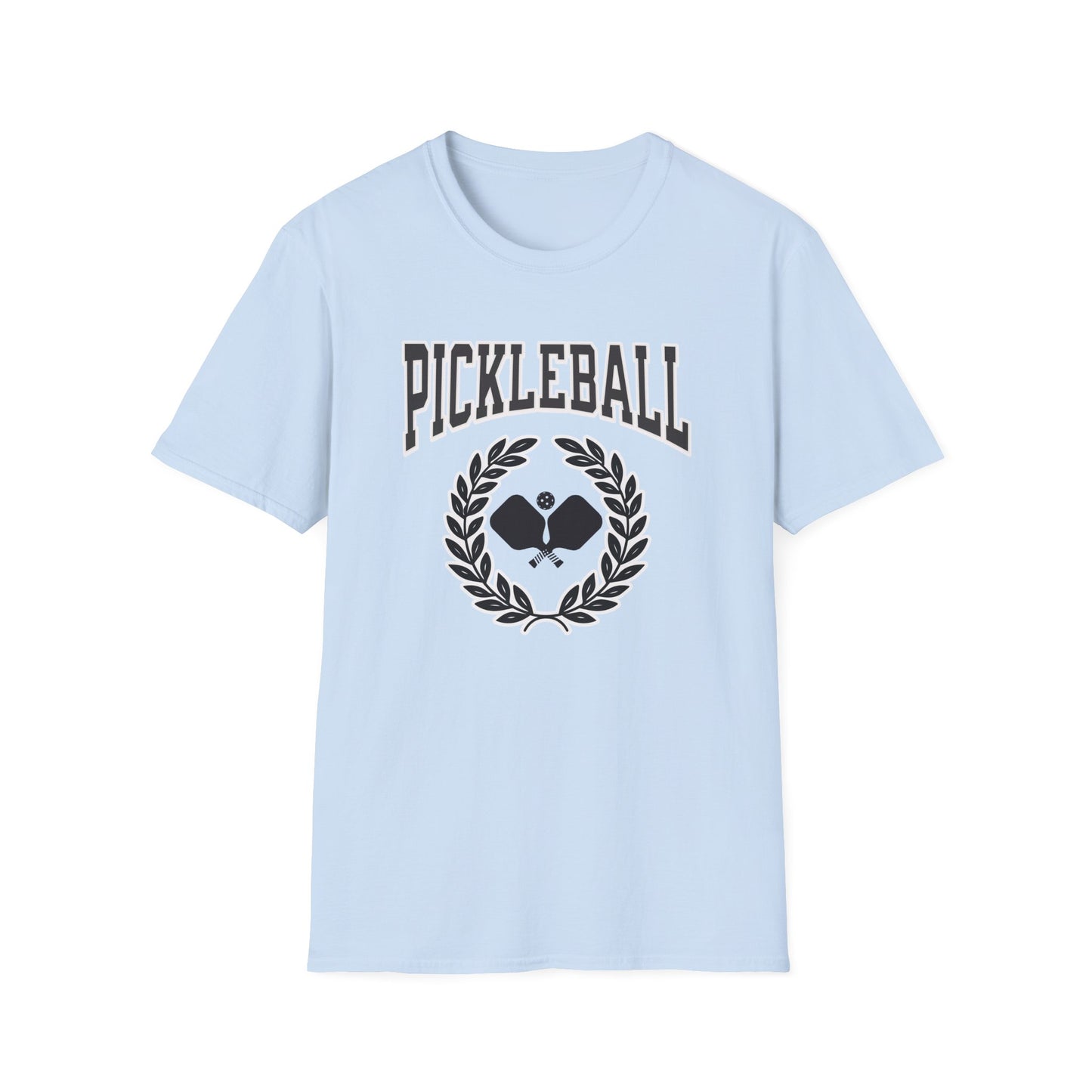 Pickleball with wreath. Pickleball Tee.