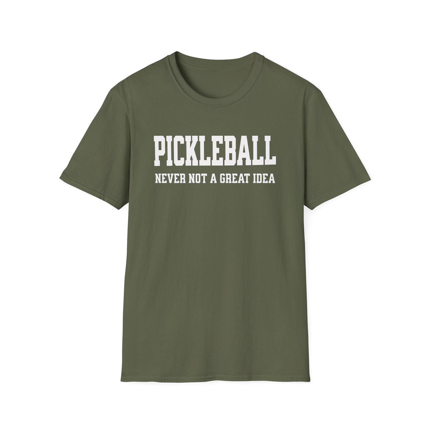 Never Not. Pickleball Tee.