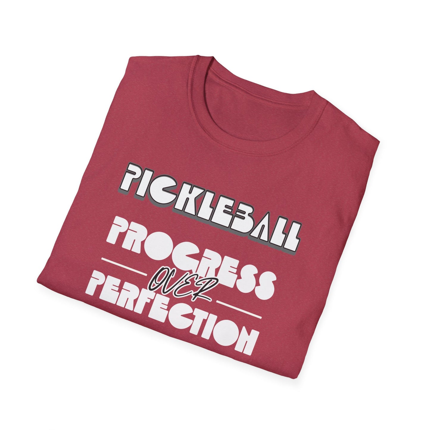 Progress over Perfection.  Pickleball Tee.