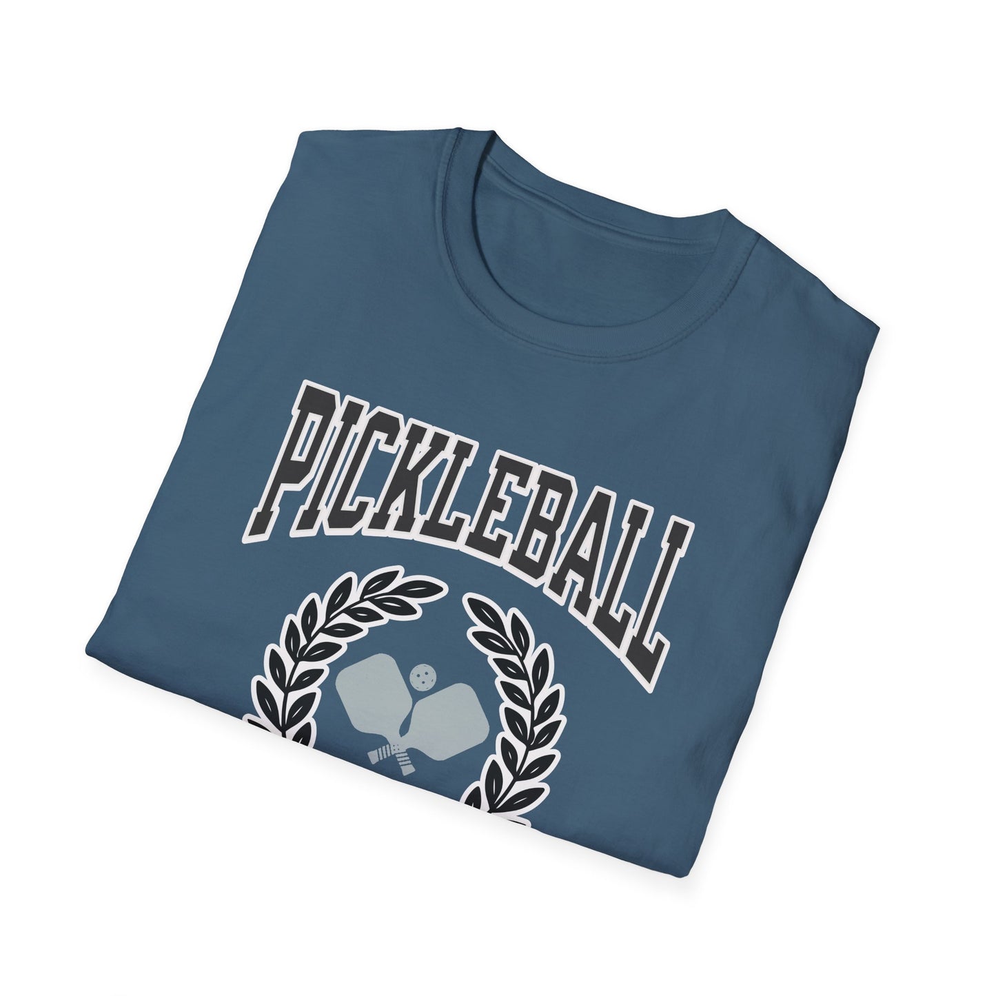 Pickleball with wreath. Pickleball Tee.
