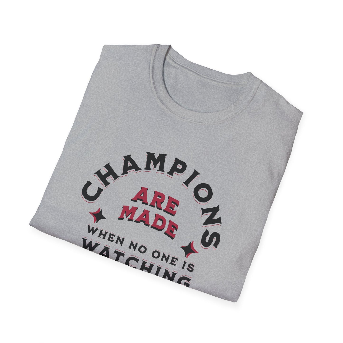 Champions Are Made Pickleball Tee.