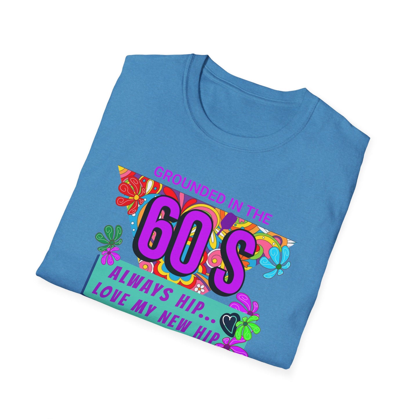 Grounded in the 60's. Always Hip. Pickleball Tee.