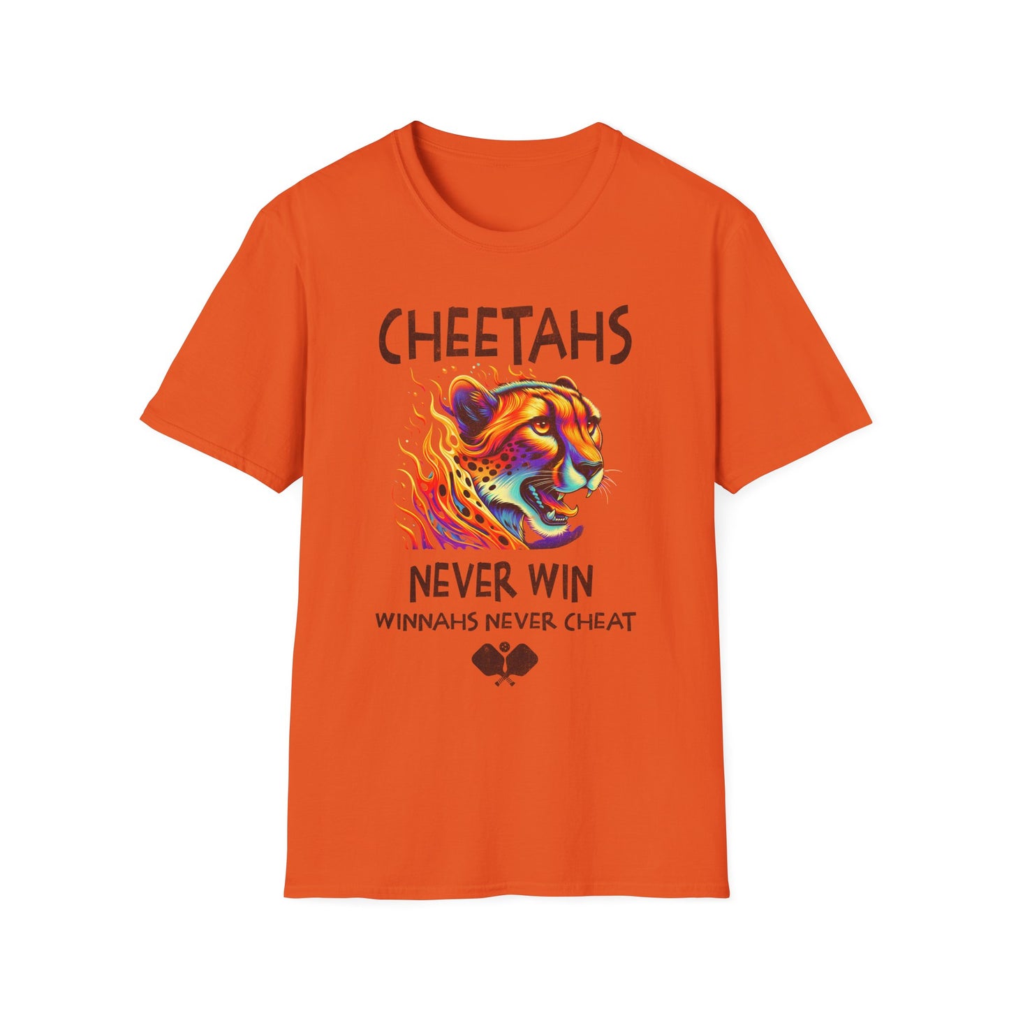 Cheetahs Never Win. Pickleball Tee.