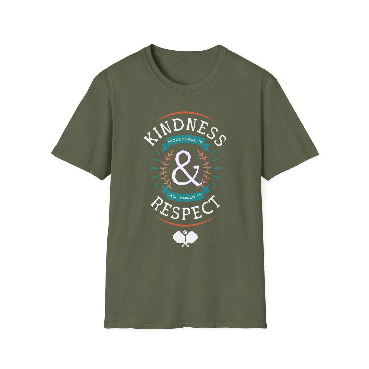 Kindness & Respect. Pickleball Tee.