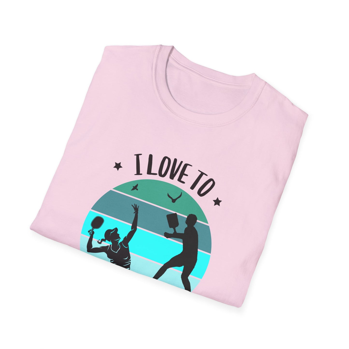 I Love to Dink and Drive! Pickleball Tee.