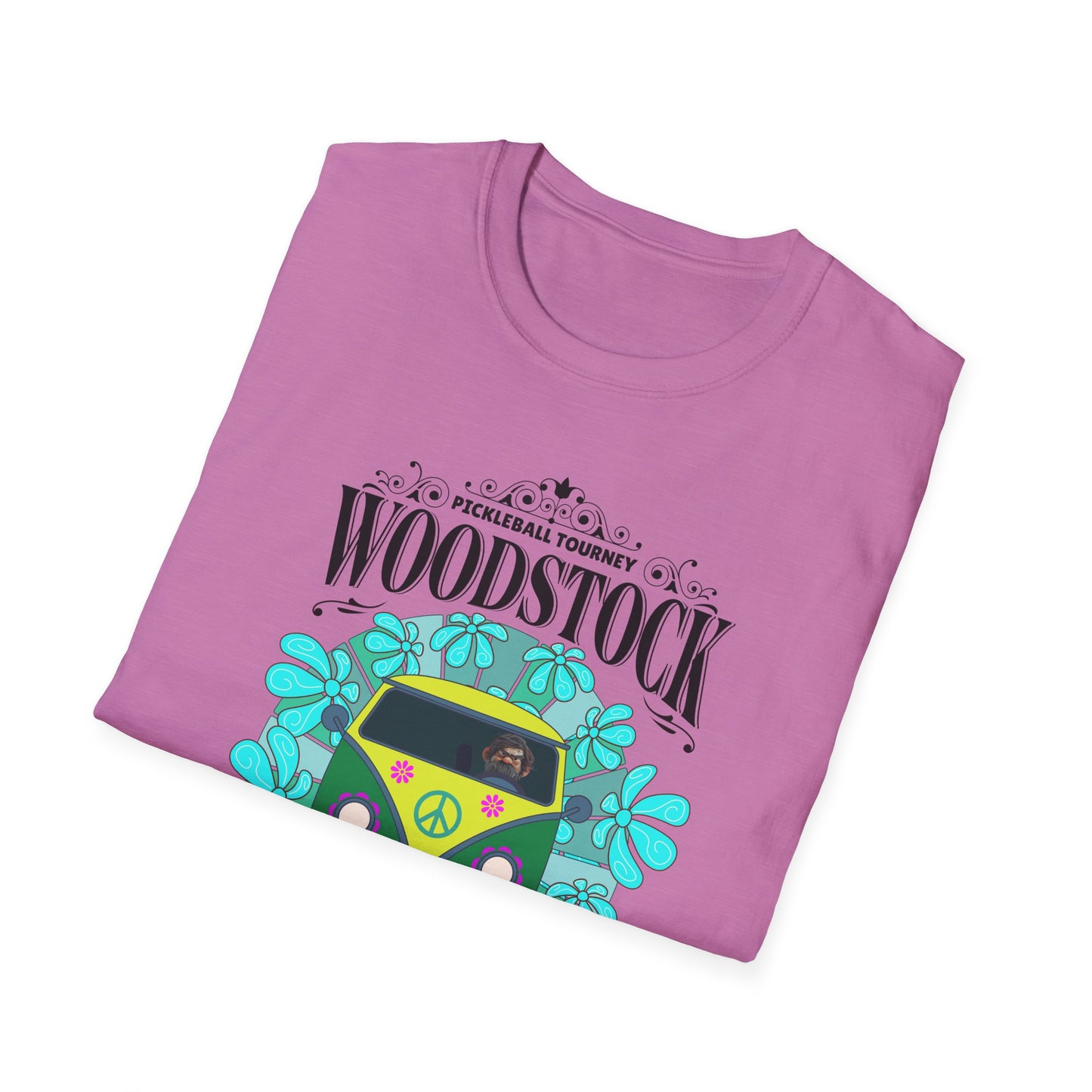 Woodstock. 3 Days of Pickleball. Pickleball Tee.