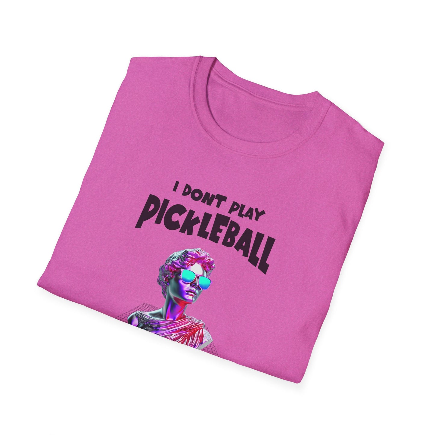 I Don't Play Pickleball Because (female). Pickleball Tee.