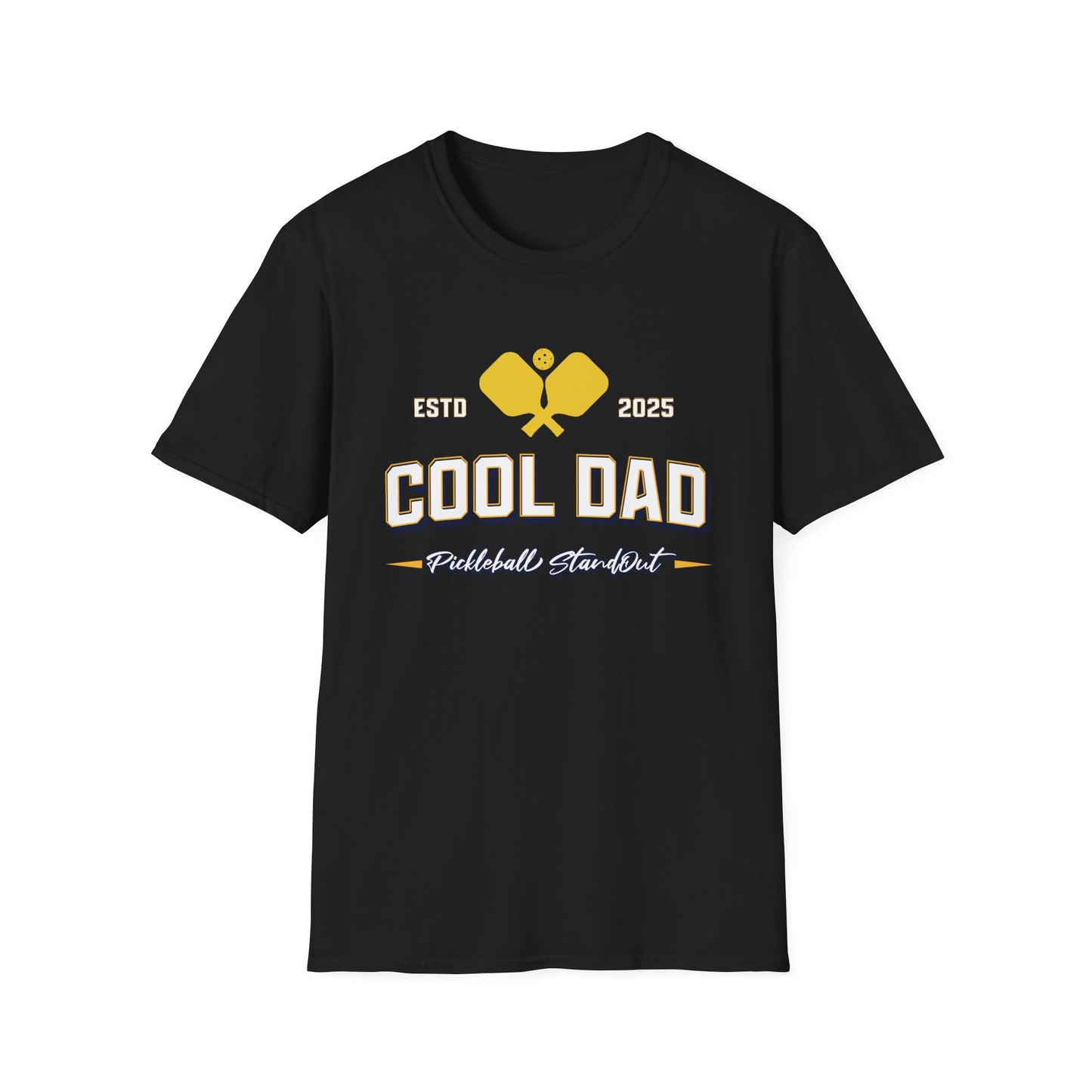 Cool Dad. Pickleball Tee.