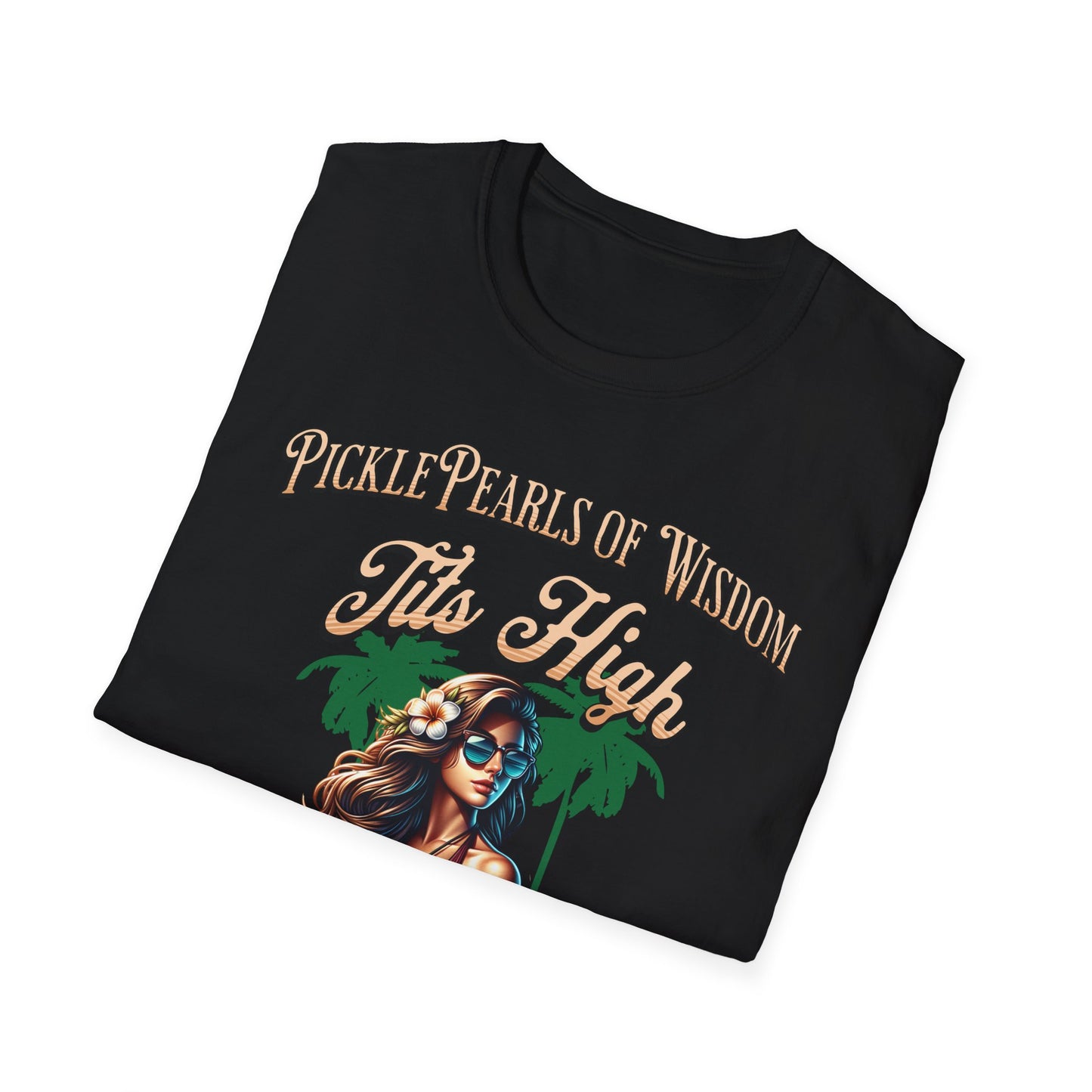 PicklePearls Of Wisdom. Pickleball Tee.