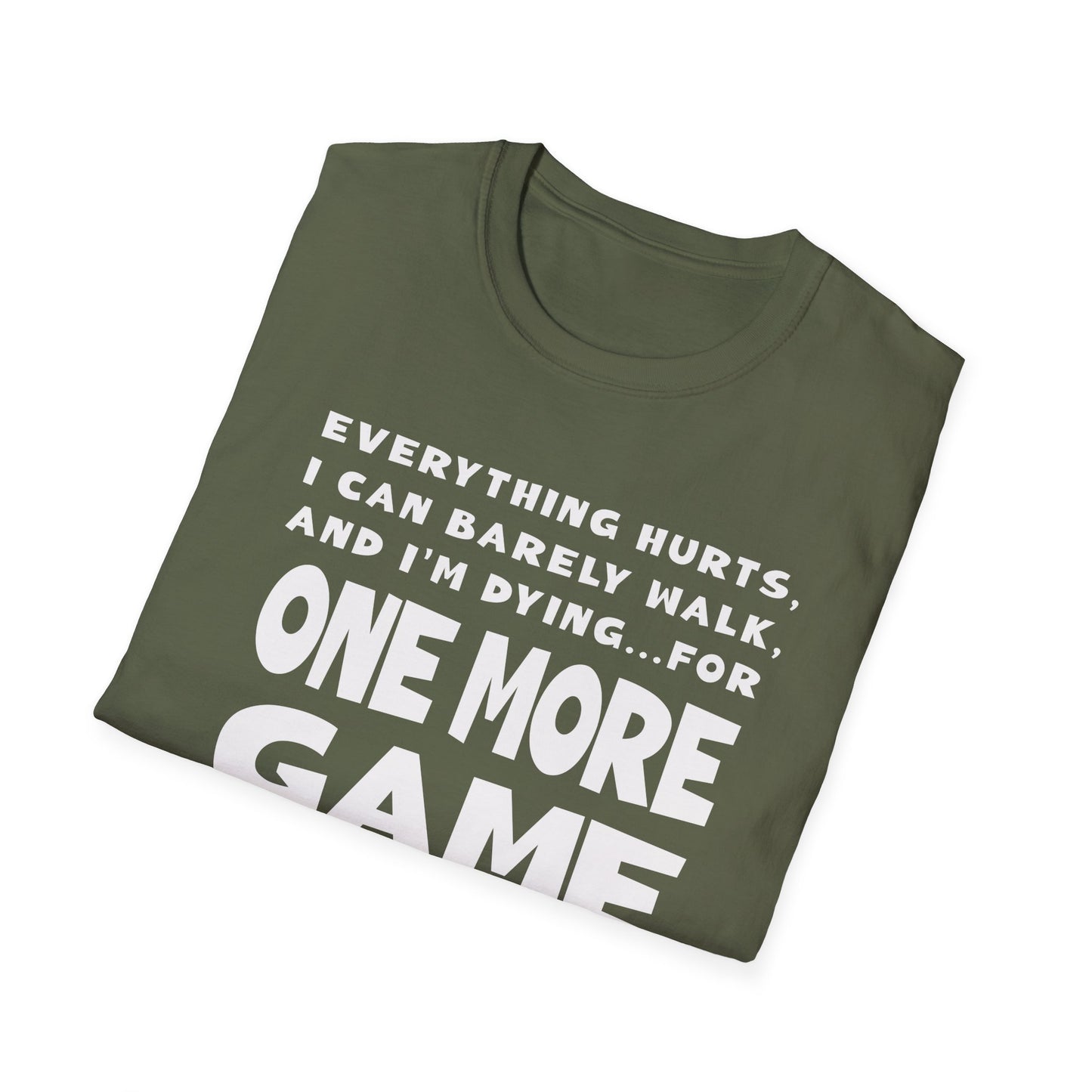 One More Game. Pickleball Tee.