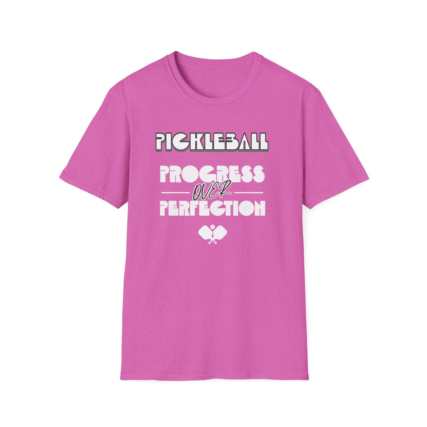 Progress over Perfection.  Pickleball Tee.