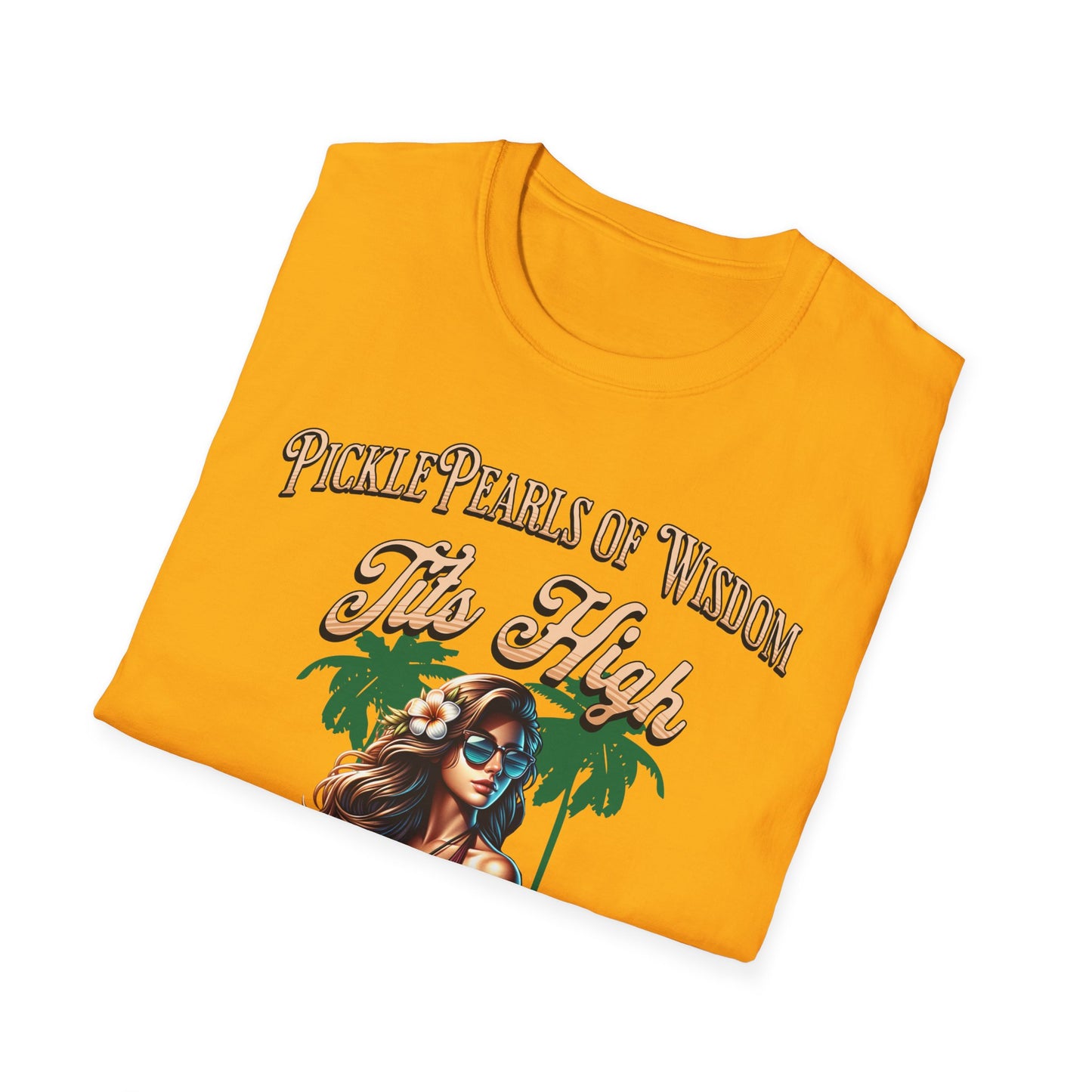 PicklePearls Of Wisdom. Pickleball Tee.