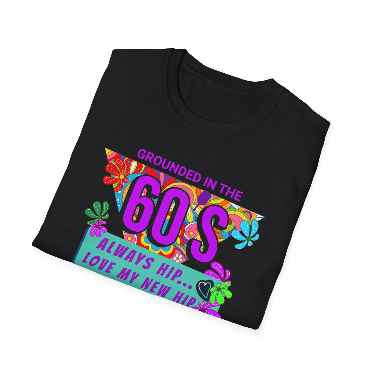 Grounded in the 60's. Always Hip. Pickleball Tee.