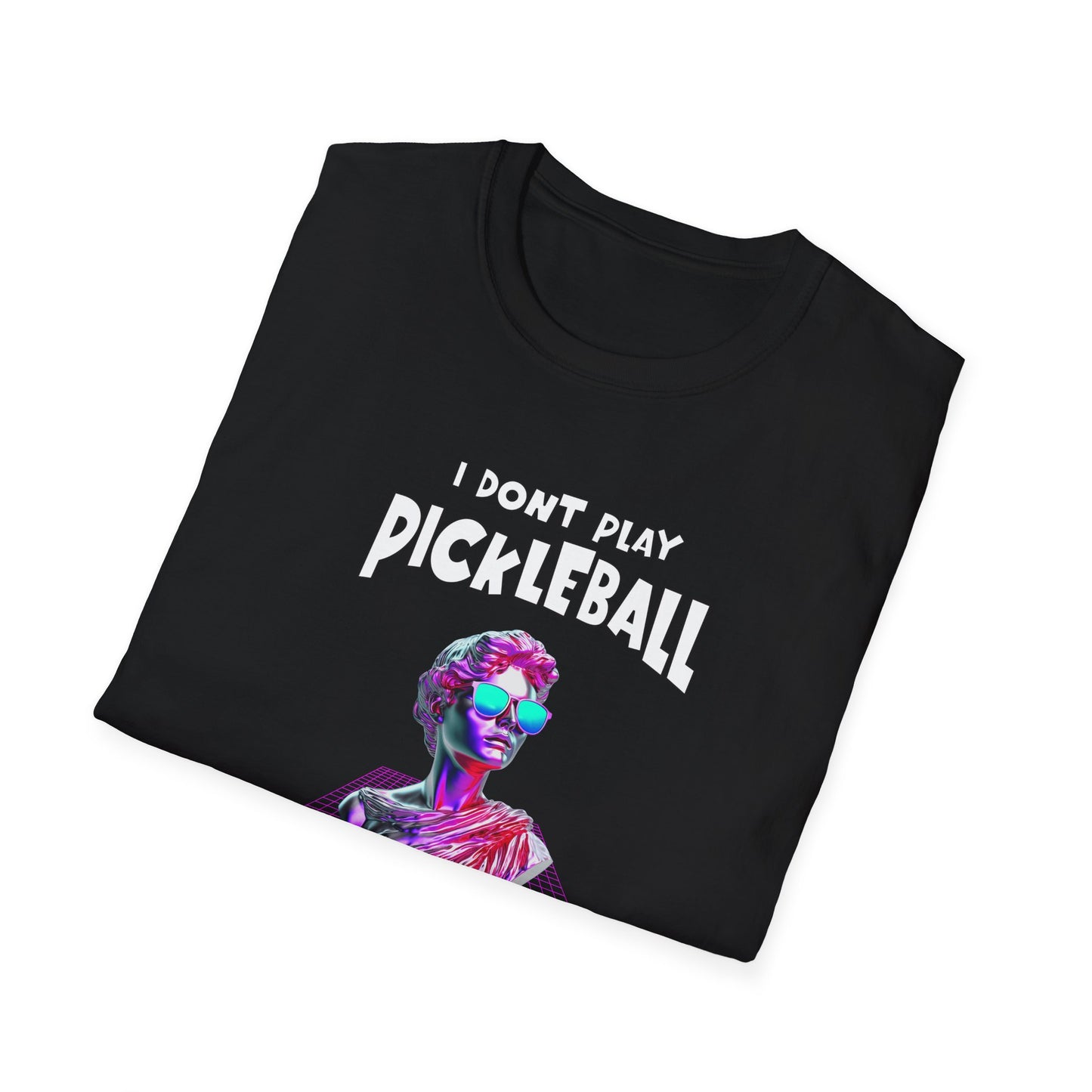 I Don't Play Pickleball Because (female). Pickleball Tee.