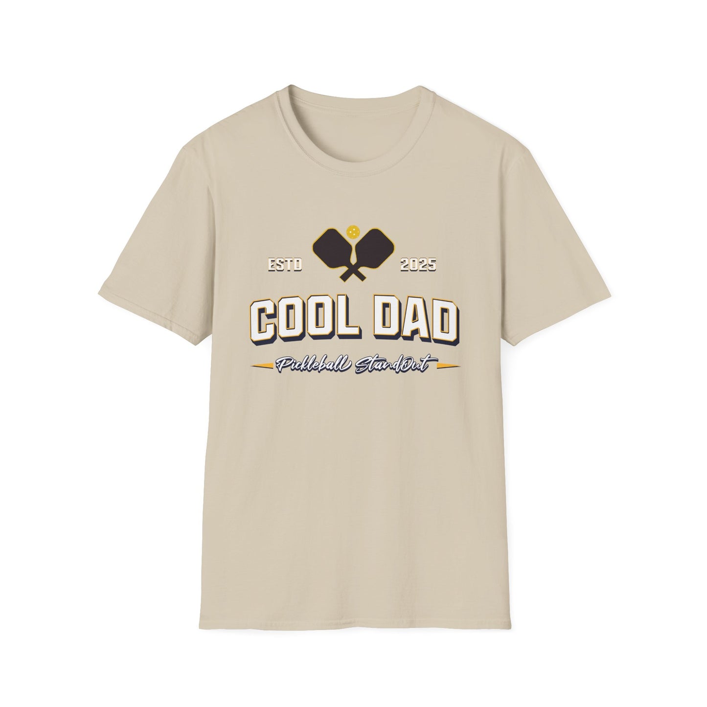 Cool Dad. Pickleball Tee.