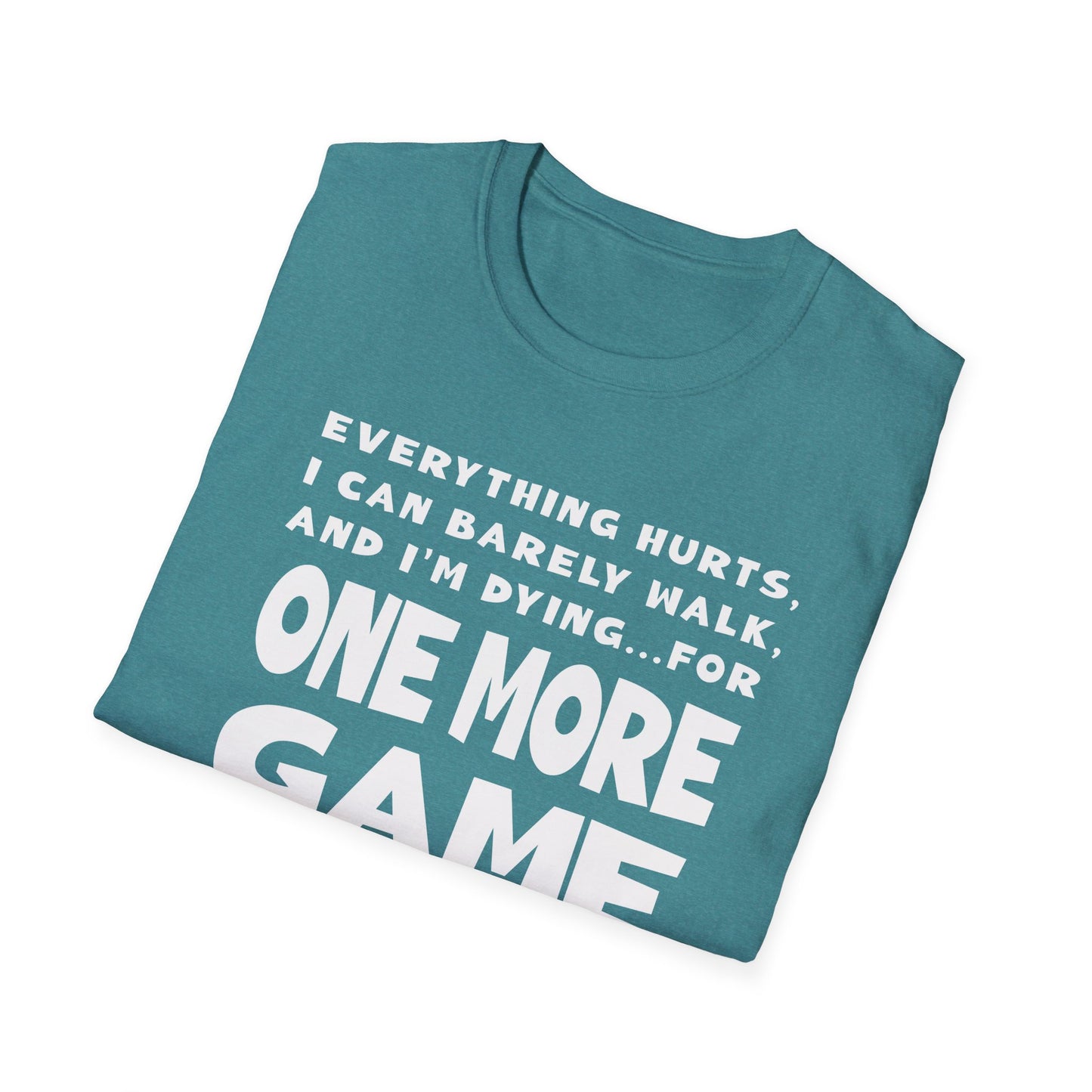 One More Game. Pickleball Tee.