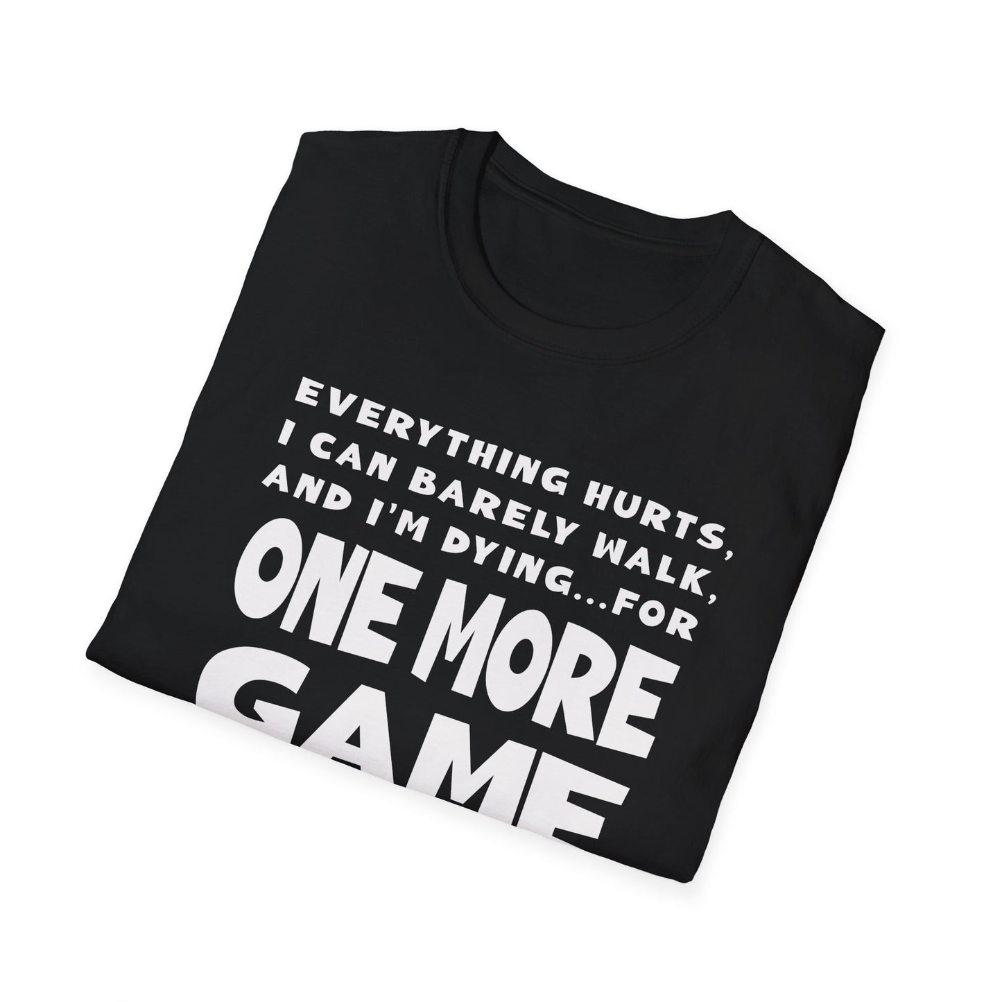 One More Game. Pickleball Tee.