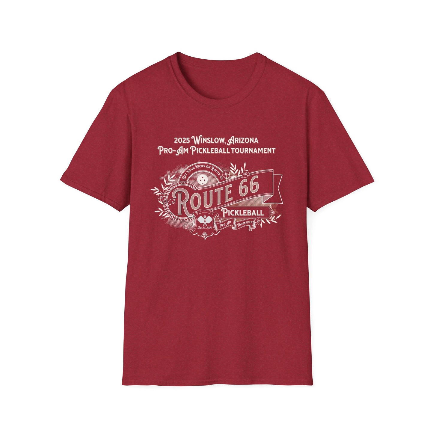 Winslow Arizona Pro-Am. Pickleball Tee.