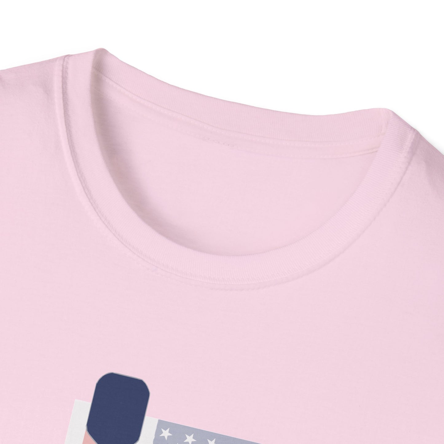 America's Sport with Flag.  Pickleball Tee.