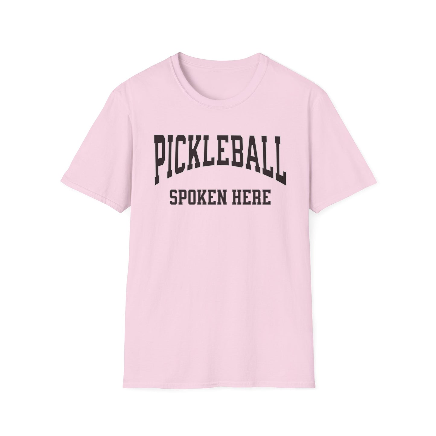 Pickleball Spoken Here. Pickleball Tee.