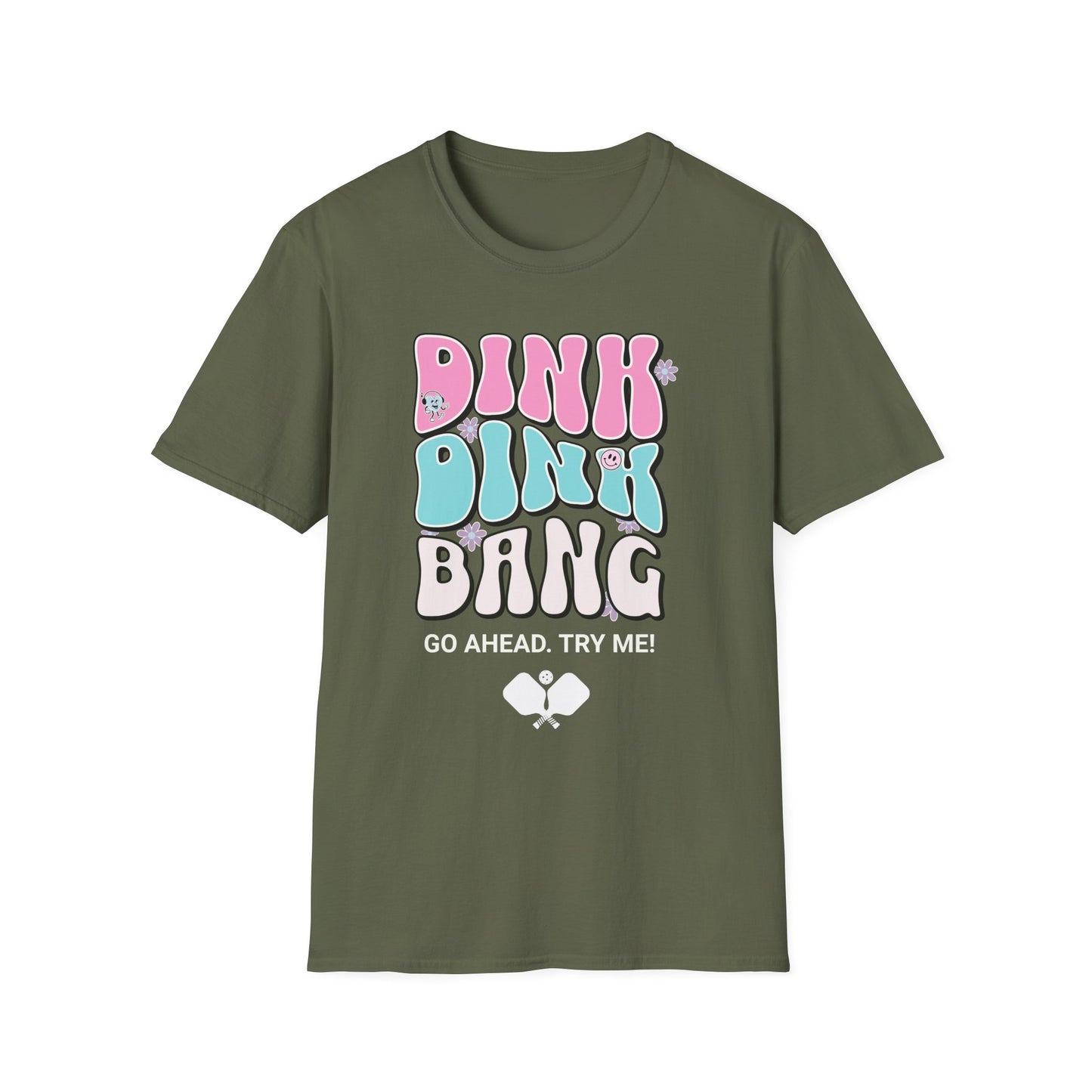 Dink. Dink. Bang. Pickleball Tee.