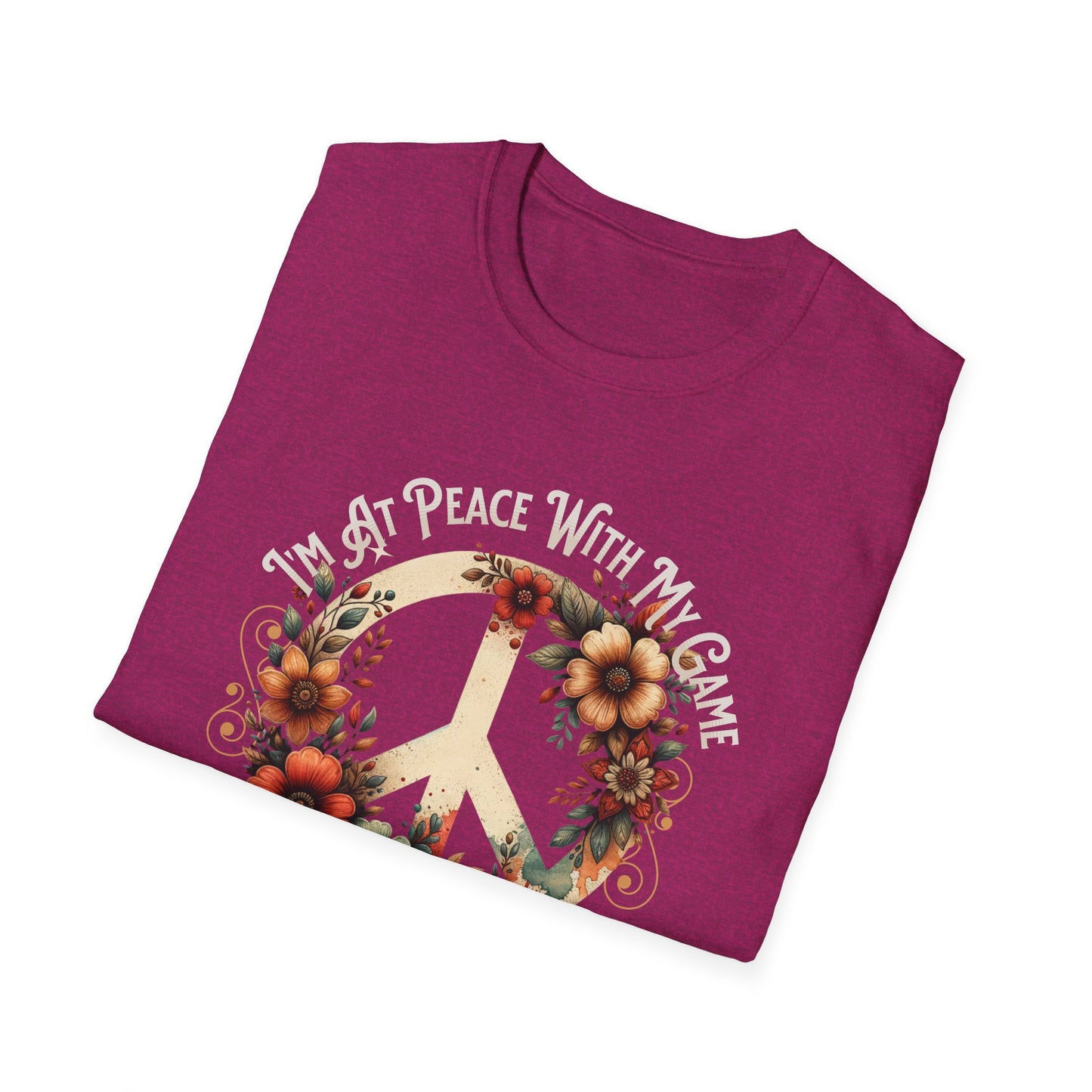 I'm At Peace With My Game. Pickleball Tee.