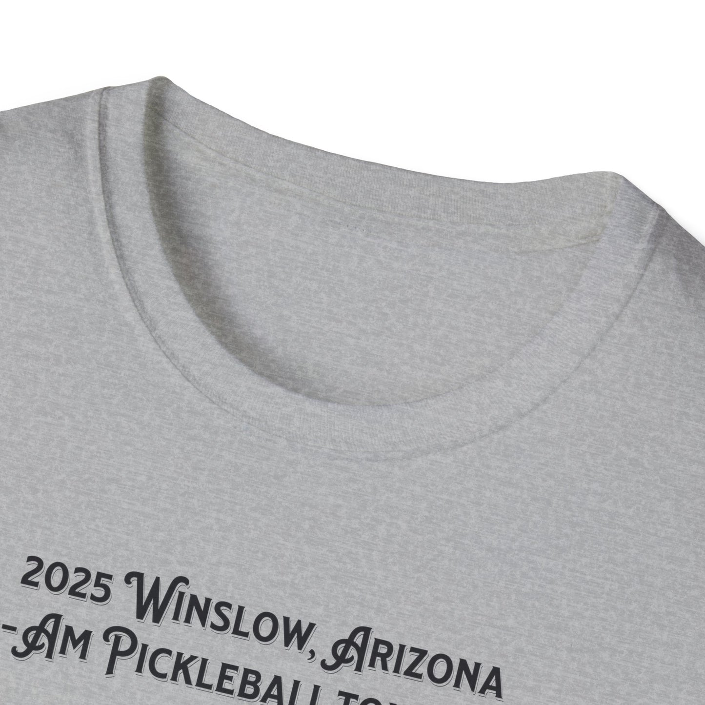 Winslow Arizona Pro-Am.   Pickleball Tee.