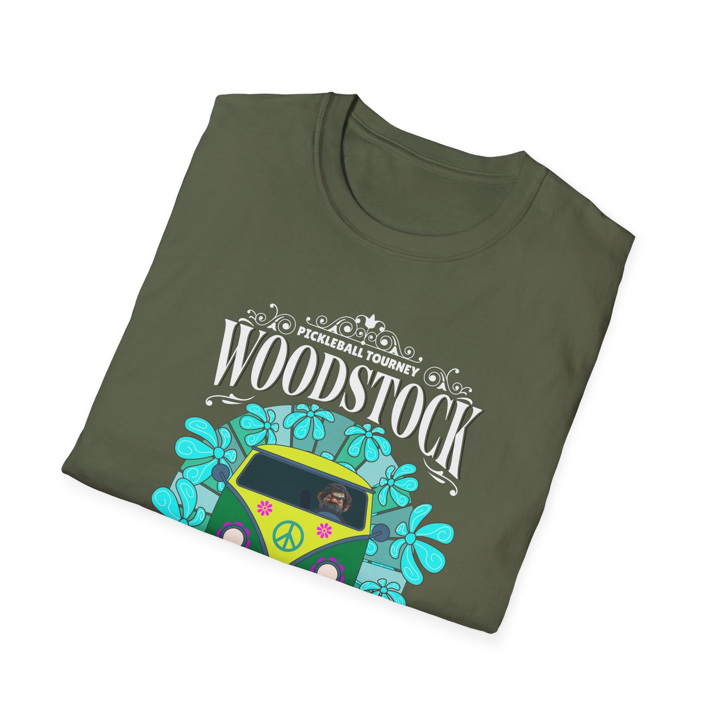 Woodstock. 3 Days of Pickleball. Pickleball Tee.