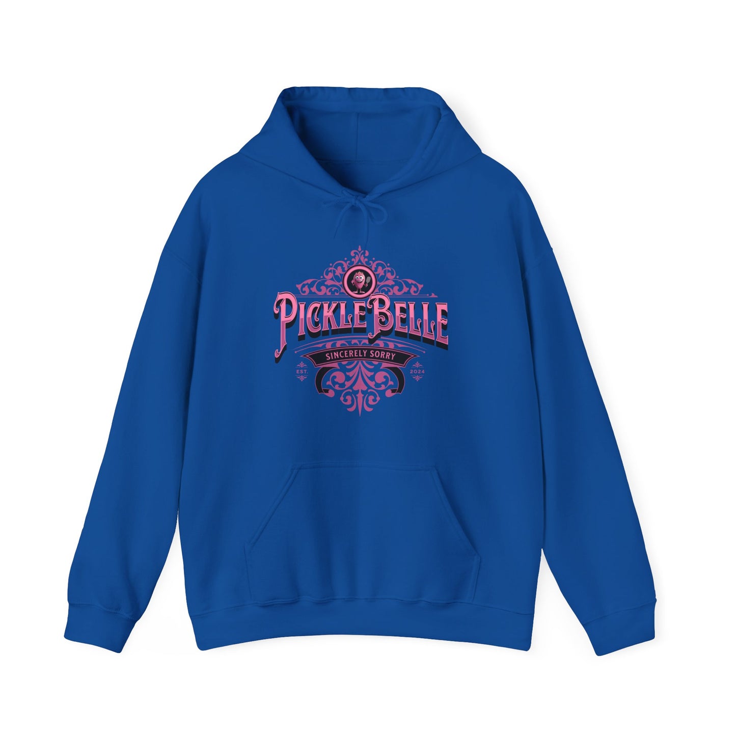 Picklebelle. Pickleball.. Unisex Heavy Blend™ Hooded Sweatshirt