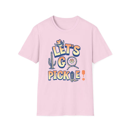 Let's Go Pickle. Pickleball Tee.