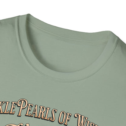PicklePearls Of Wisdom.  Pickleball Tee.