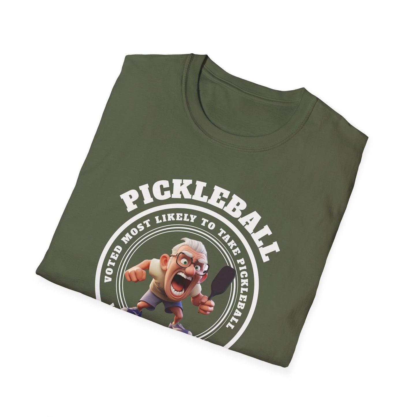 Voted Most Likely. Pickleball Tee.
