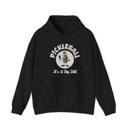 Pickleball. It's a big dill. Unisex Heavy Blend™ Hooded Sweatshirt