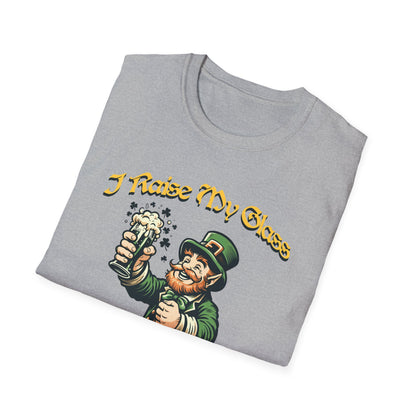 I Raise My Glass. Pickleball Tee.