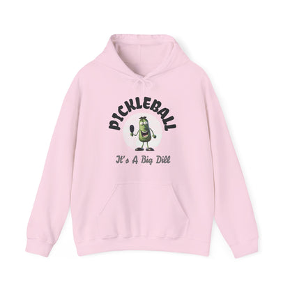 Pickleball. It's a big dill. Unisex Heavy Blend™ Hooded Sweatshirt